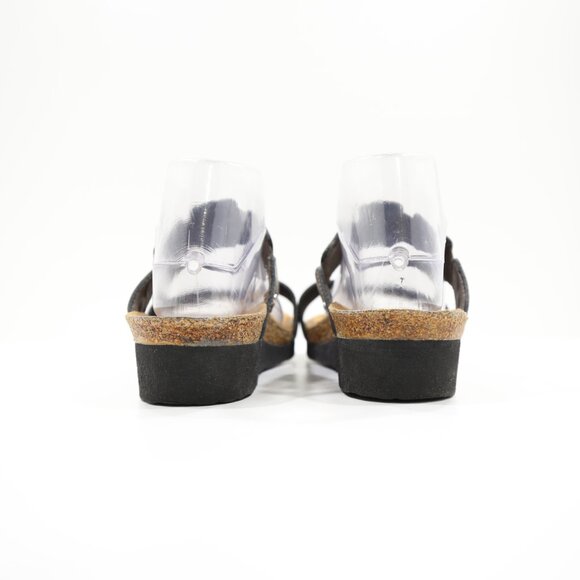 Naot Ashley Brown Leather Lightweight Footbed Sandals - 10/EU 41 - Picture 4 of 7